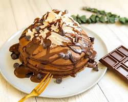 チョコレートホットケーキの画像