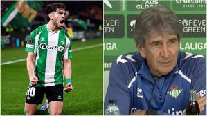Pellegrini elogia el desarrollo de Abde y lo describe como 'una de las estrellas del Real Betis'