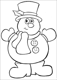 Image result for coloring book snowmen