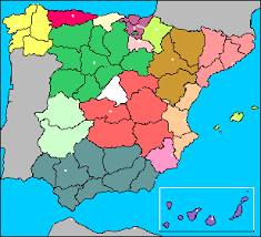 Resultado de imagen de mapa de españa dibujo
