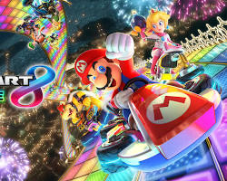 Image of Mario Kart 8 Deluxe video game
