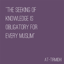 Prophet Muhammad ﷺ on Seeking Knowledge“The... • Islamic Art and ... via Relatably.com