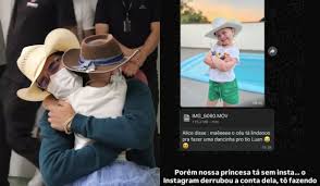 Luan Pereira afirma que Instagram derrubou conta de menina com câncer e tenta recuperar