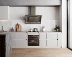 Image of builtin oven kitchen