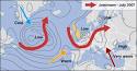 Jet stream map europe