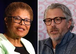 Mayor Karen Bass says LA28 head Wasserman should step down