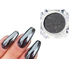 Hình ảnh về Black mirror nails