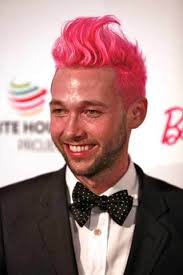 chris benz pink hair. Photo: Getty Images - elle-chris-benz-lgn-medium_new