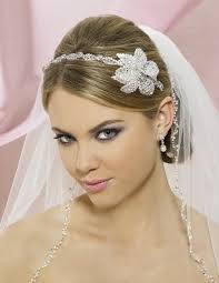 Image result for wedding tiaras with veils