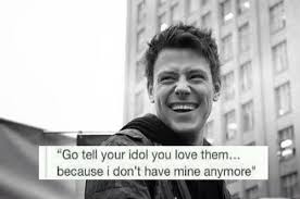 Happy Birthday Cory Monteith:10 Quotes to Remember Him - Blaber ... via Relatably.com