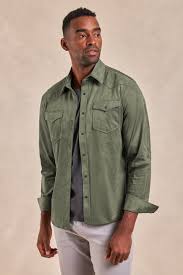 The WyattLite - Feather Weight Microsuede Shirt Jacket - Olive – Rye 51