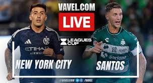 New York City vs Santos Laguna LIVE Score Updates in Leagues Cup Match