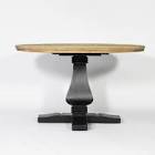 Table Ronde Pied Central Salle manger Cuisine dans Qubec