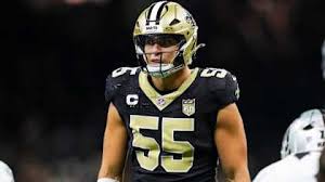 New Orleans Saints and Atlanta Falcons before a Monday night NFL game