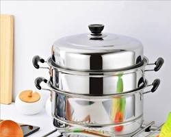 Hình ảnh về Nồi hấp inox 3 tầng