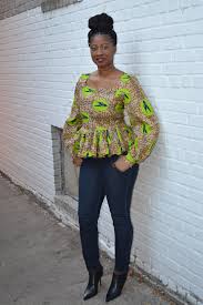 Image result for kitenge shirts for women