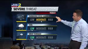 Another risk for strong to severe storms today