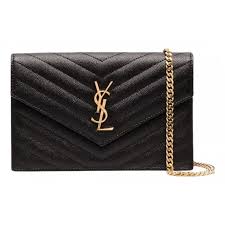 Cassandra leather crossbody bag Saint Laurent Black in Leather - 24692257