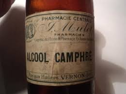 Résultat de recherche d'images pour "alcool camphrée"