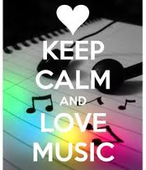 Resultado de imagen para keep the calm and love the  music electronica