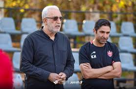 تمرین امروز پرسپولیس با حضور حسین فرکی + عکس