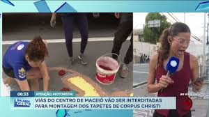 Vias do centro de Maceió vão ser interditadas para montagem dos tapetes de Corpus Christi