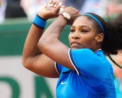 Image of Serena Williams five incredible career moments tennis highlights 1999 US Open win first grand slam 2012 Olympic gold medal 2017 Australian Open win pregnant 2003 Serena Slam final match 2022 US Open