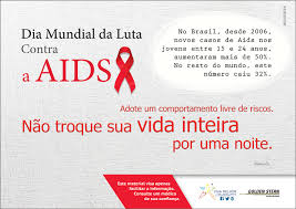 Resultado de imagem para imagem campanha contra aids