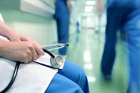 Medical team in hospital ward