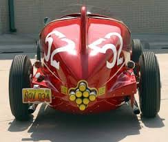 Gary Kuck and his Rocket Car - back
