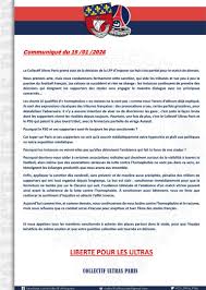PSG/Lille – Puni, le Collectif Ultras Paris tire à boulets rouges sur la LFP