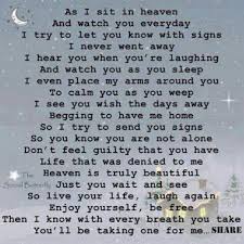 A poem for loss of a loved one. So sweet.Every breth I take, I ... via Relatably.com