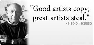 good artists copy great artists steal - Hľadať Googlom | Quotes ... via Relatably.com