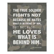 Army Quotes, Military Poster, Chesterton Poster | Zazzle via Relatably.com
