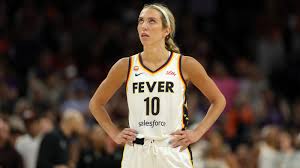 Lexie Hull’s white minidress steals the spotlight for Fever game