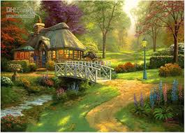 Image result for pictures of thomas kinkade paintings