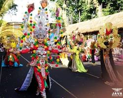 Image of Banyuwangi Carnival festival in East Java