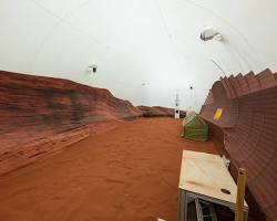 Image of simulated Mars habitat