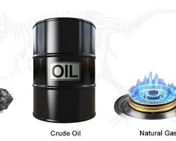 Energi Fosil batubara minyak bumi gas alam, buatan AI