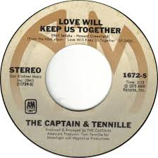 Image result for love will keep us together captain and tennille 45