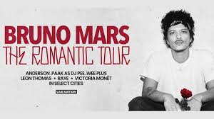 Bruno Mars adds six new Romantic Tour dates