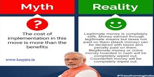 Image result for demonetization black money