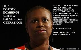 Ex-House Member Cynthia McKinney Eyes Boston Cops As Suspects in ... via Relatably.com