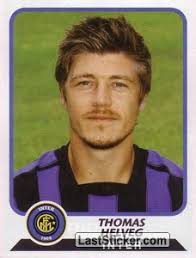 Thomas Helveg (Inter). Sticker 129. Panini Calciatori 2003-2004 - 129