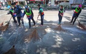Image result for street sweeper bangkok images
