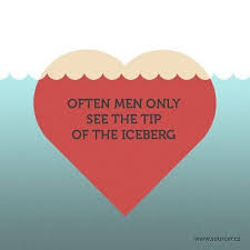 Often men only see the tip of the iceberg | quotes | I ❤ Inspiration via Relatably.com