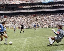 Hình ảnh về Diego Maradona's goal against England in the 1986 World Cup