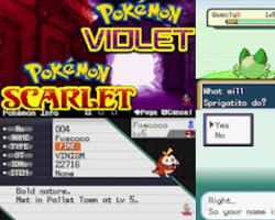 Imagem de Pokemon Scarlet and Violet GBA Credits Rom Hack