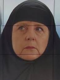 Image result for muslim merkel