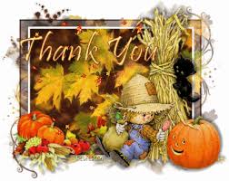 Image result for animated halloween thank you
